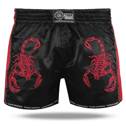 Dragon Muay Thai Shorts buy 2 get 1 free - Black/Red, XS image