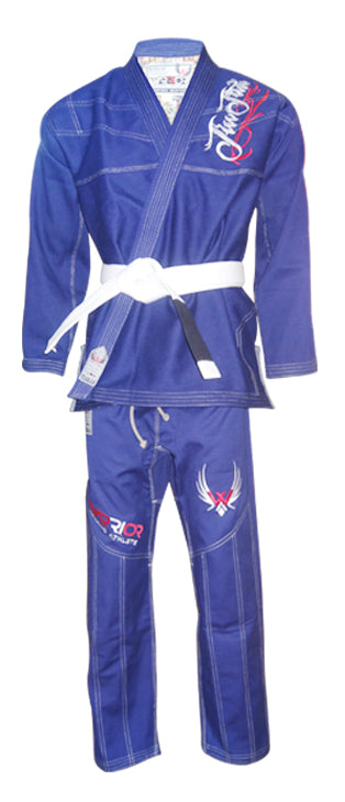 Grappling Kimono for Adults Navy Blue image 4