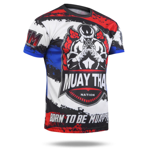 Fighter 3D Graphic Dry Fit T Shirt C image 2