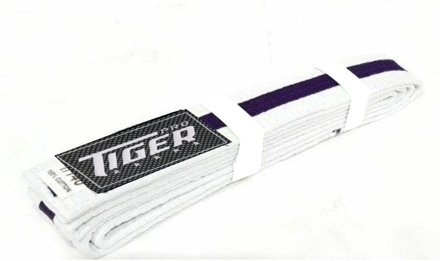 TKD /Karate White Strip Belts image 4