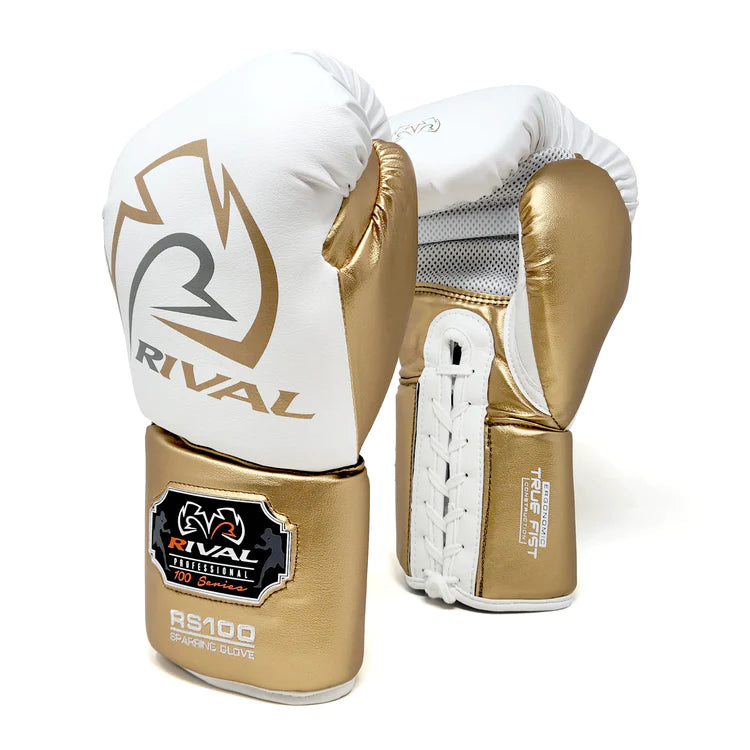 Rival RS100 Professional Sparring Gloves Laceup image 9