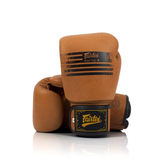 Fairtex BGV21 Legacy Muay Thai Boxing Gloves MMA UFC K1 Kick Boxing Training Genuine Leather Classic Matte Brown image 1