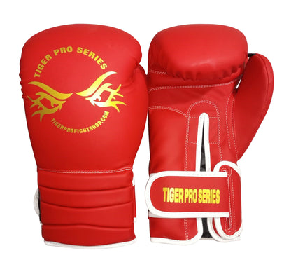 Tiger Pro Boxing Gloves New 16oz - Red, 12oz image