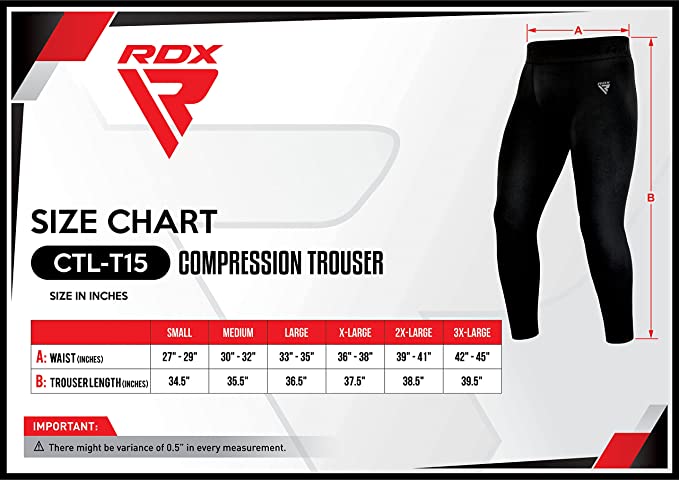 RDX T15 Black Compression Tights image 5