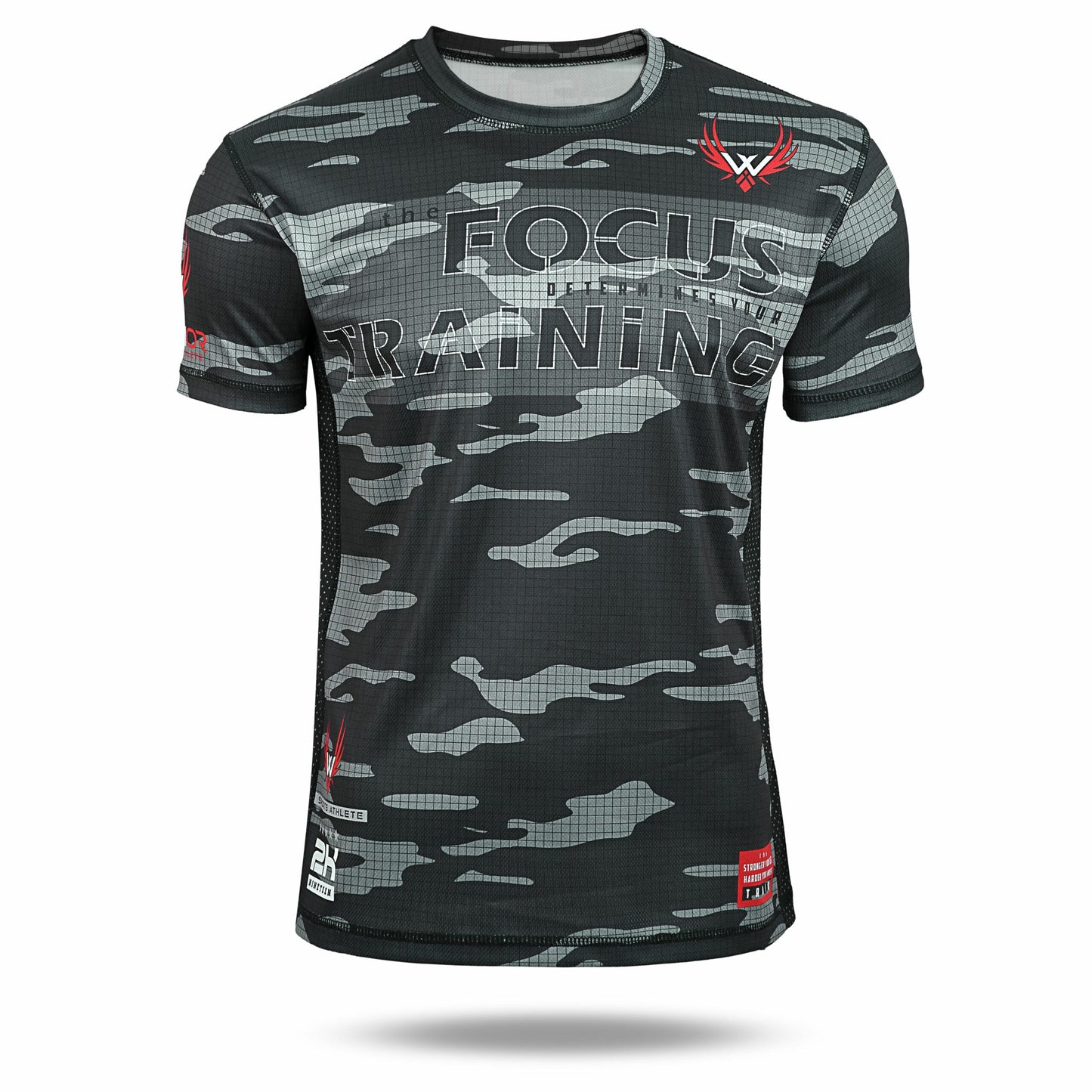 Short Sleeves Sweat-Wicking Gym T-Shirt image 2