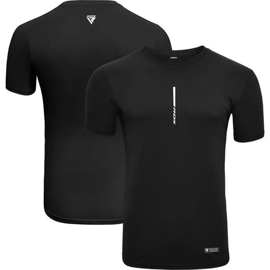 RDX T2 Black Short Sleeves Sweat-Wicking Gym T-Shirt image 0