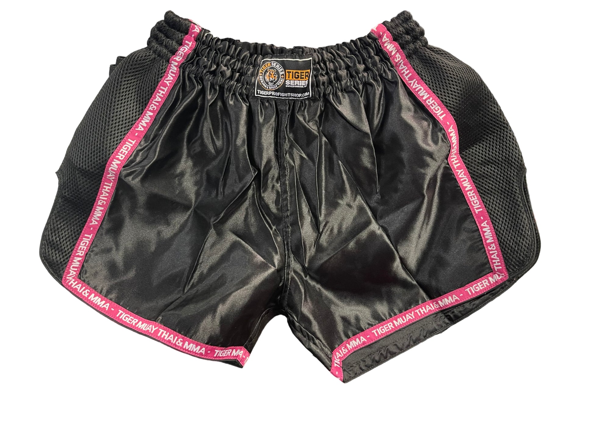 Solid Muay Thai Fight Shorts - BLK, S image