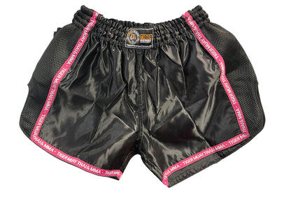 Solid Muay Thai Fight Shorts - BLK, S image