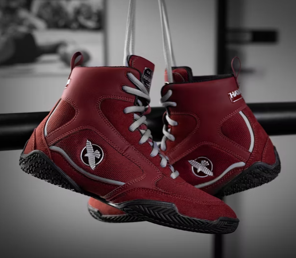 Hayabusa Pro Boxing Shoes Burgundy image 7