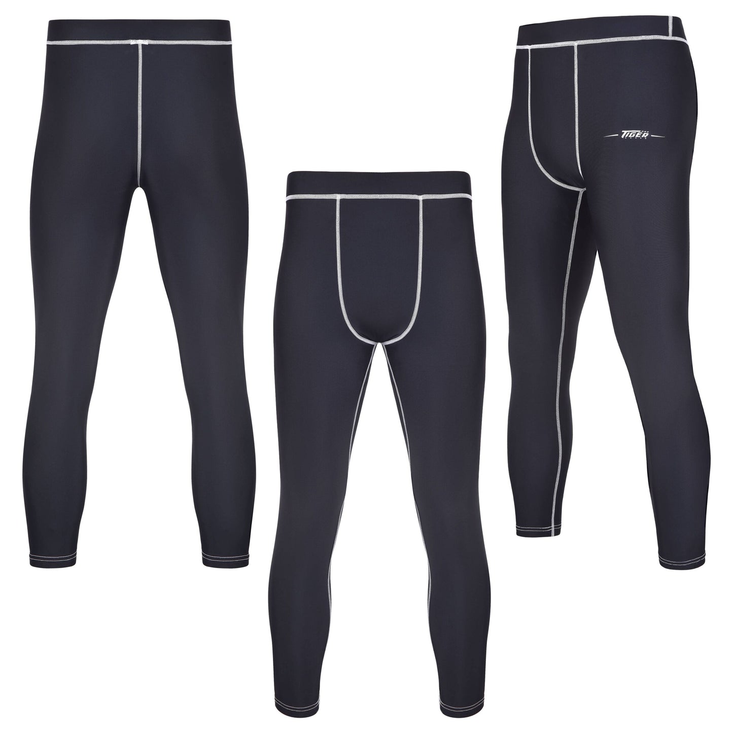 Tiger BJJ Men’s Spats Solid BK image 3