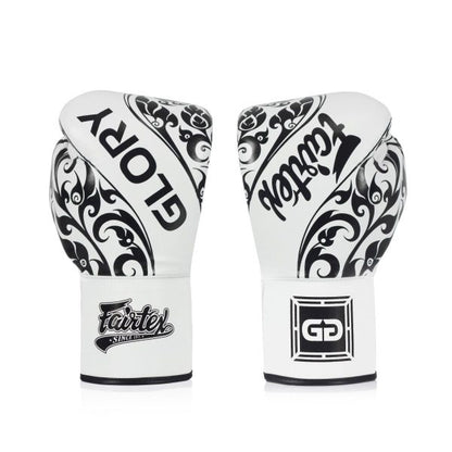 Boxing Gloves in Leather Limited Edition Glory Black/White