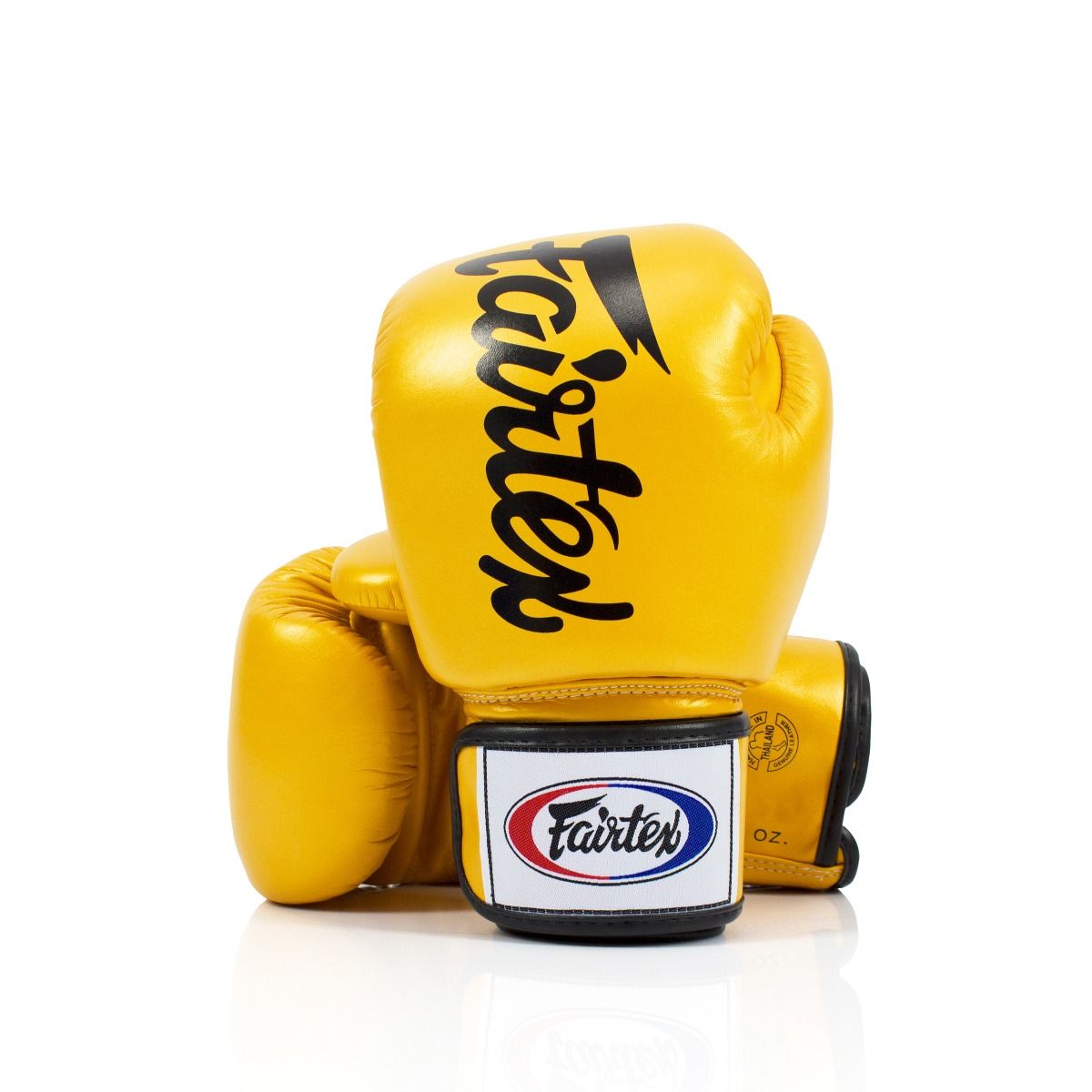 Gants de boxe en cuir Deluxe Tight Fit Gloves Gold