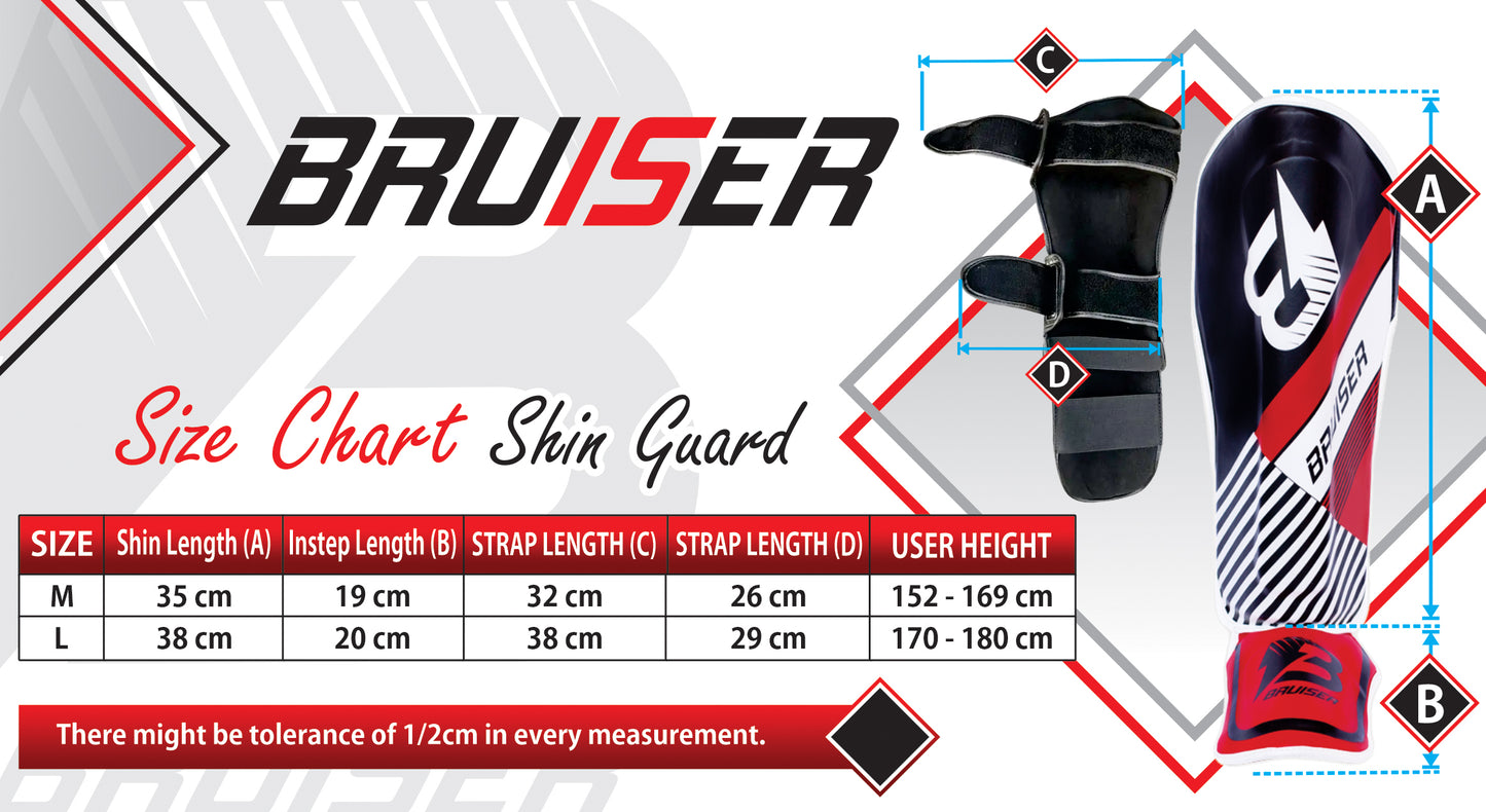 Muay Thai Sparring Shin guards with Instep