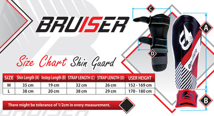 Muay Thai Sparring Shin guards with Instep