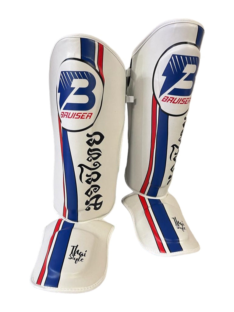 Traditional Thai Sparring Shin guards with Instep image 1