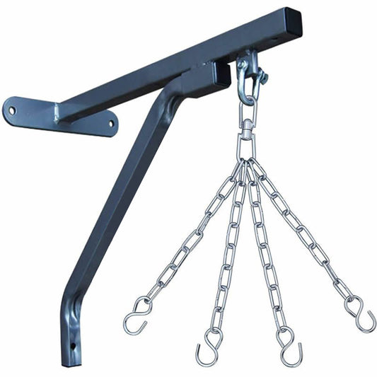 Heavy Duty Punch Bag Wall Mount Bracket With 6 Swivel Hook Steel Chains image 0