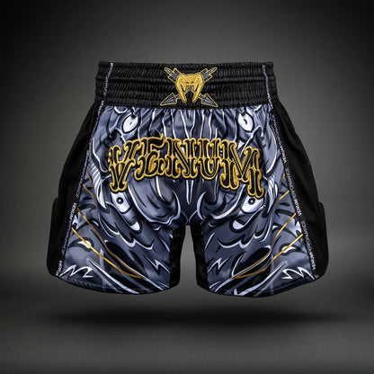 Short de Muay Thai Venum Inferno - Kaki/Bronze