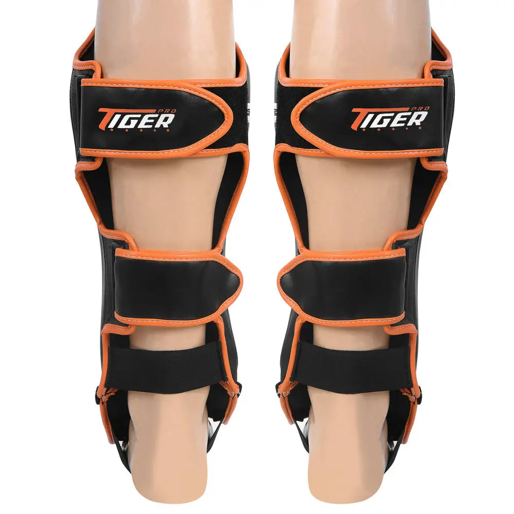 Tiger Muay Thai Sparring Shin guards with Instep for Adults image 3