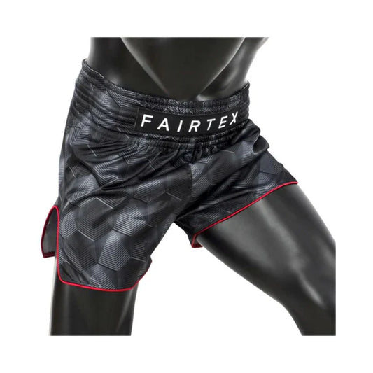Fairtex Stealth Black Slim Cut Muay Thai Boxing Short image 0