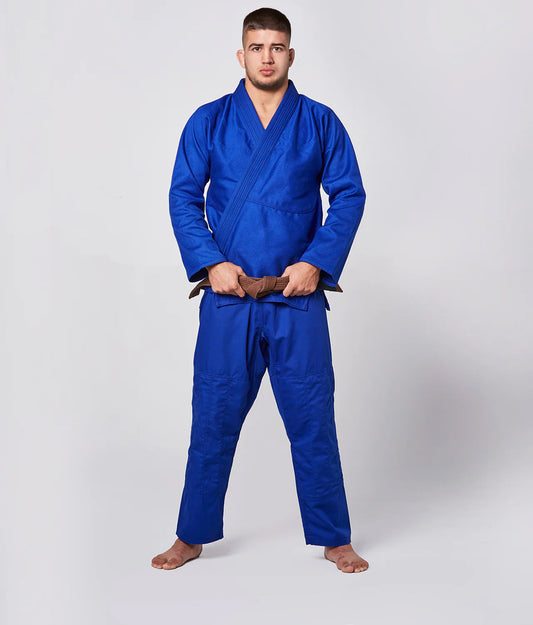 Grappling Kimono Pant No Logo Blue image 2