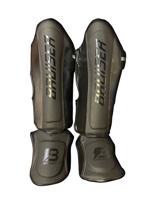 Sparring Muay Thai Shin guards with Instep BLK Series image 0