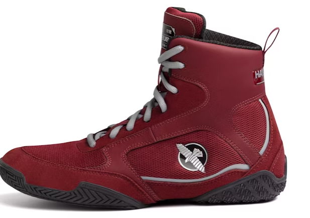 Hayabusa Pro Boxing Shoes Burgundy image 3