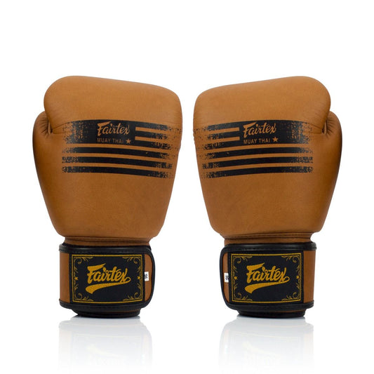Fairtex BGV21 Legacy Muay Thai Boxing Gloves MMA UFC K1 Kick Boxing Training Genuine Leather Classic Matte Brown image 0