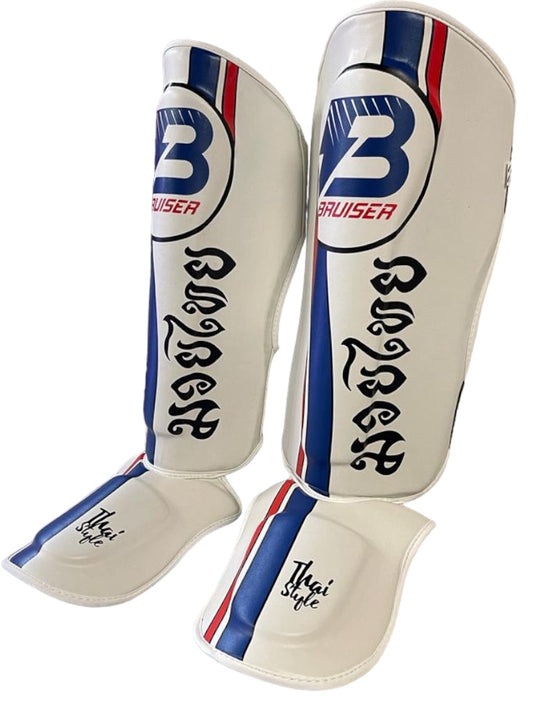 Traditional Thai Sparring Shin guards with Instep image 0