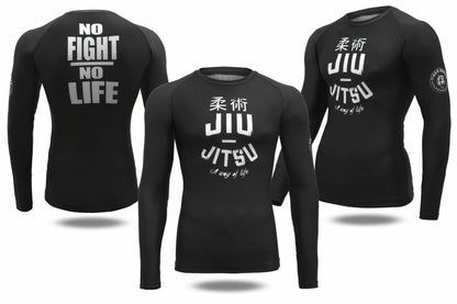 BJJ NO GI Rash guard Long Sleeve image 5