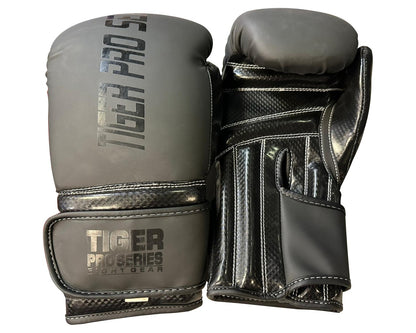 Matt Black Tiger Pro Boxing Gloves 10oz -16oz image 0