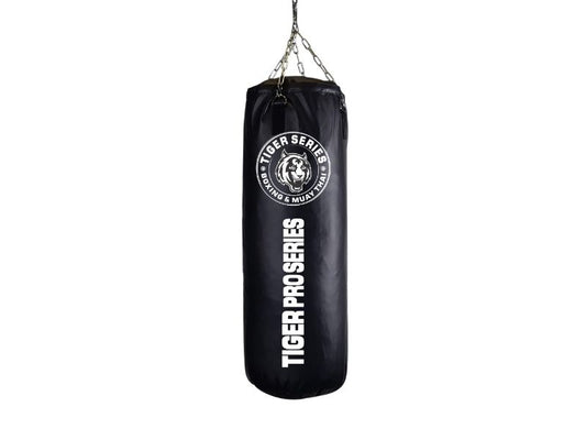 Muay Thai Punching bag - filled with Chain - Black, 3ft -50lbs image