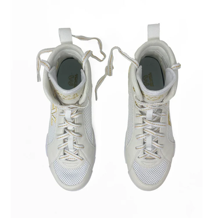 Rival RSX-Guerrero Deluxe Boxing Boots White/Gold image 1