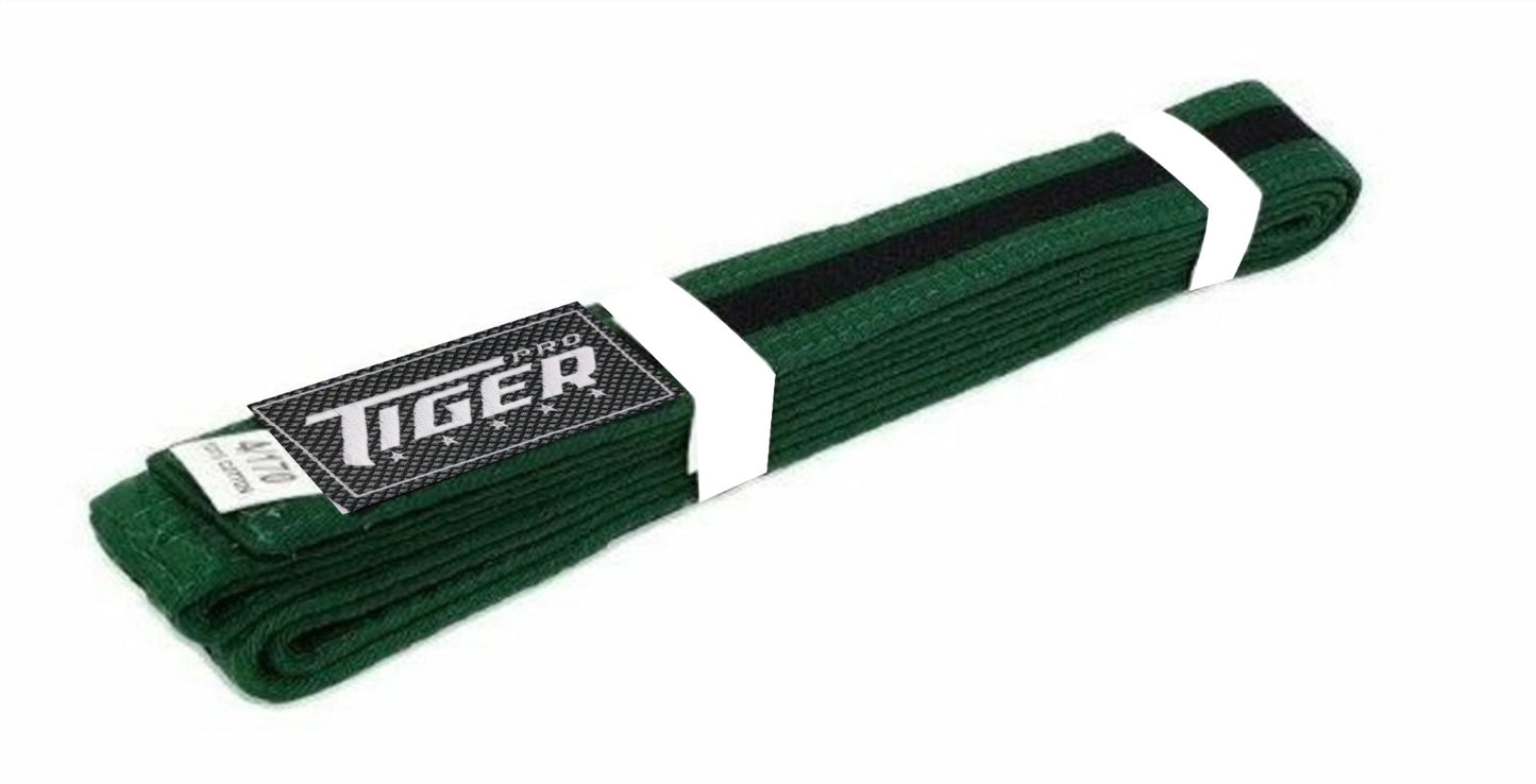TKD/Karate Color Belts with Blk Strip image 2