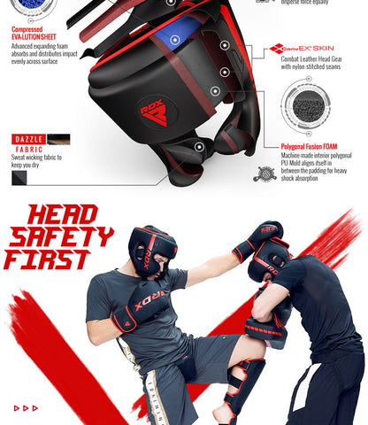 RDX F6 Kara Head Guard Matt Bk image 7
