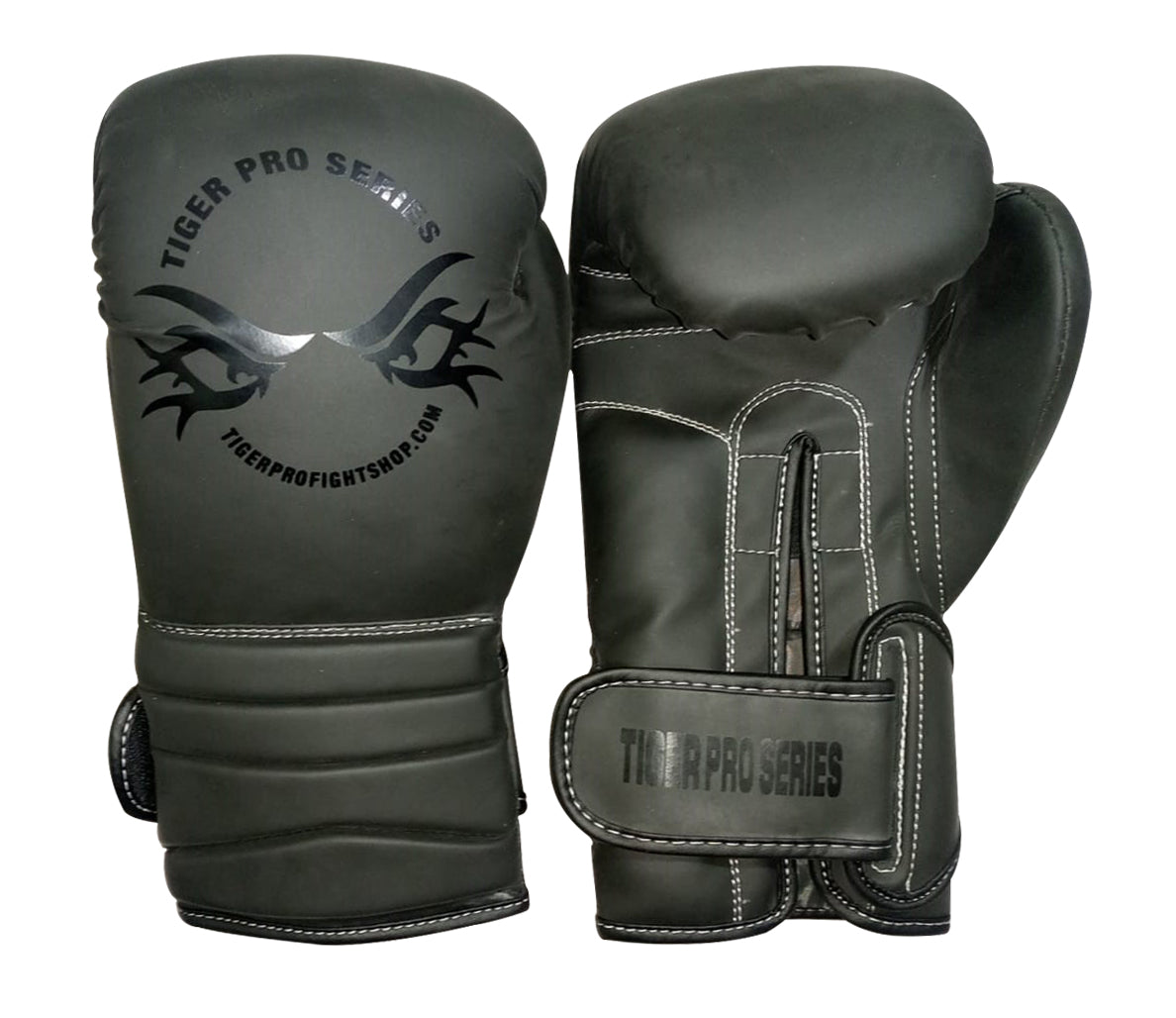 Tiger Pro Boxing Gloves New 16oz - Black, 12oz image