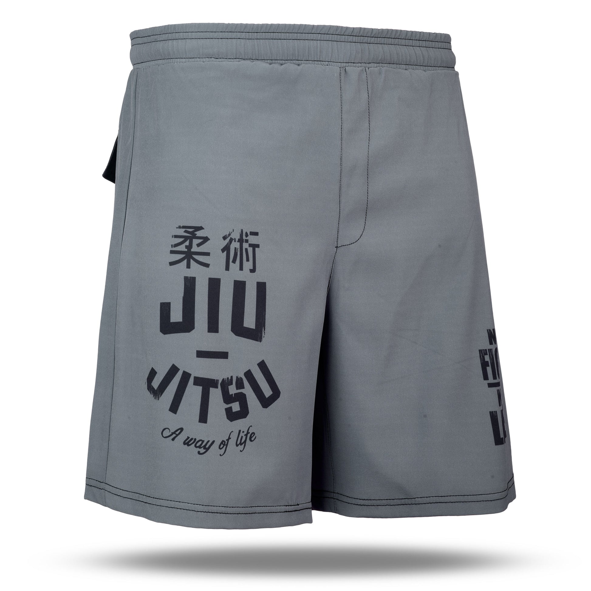 Men's Running Athletic Workout Sports Gym Short with Pocket Grey image 3
