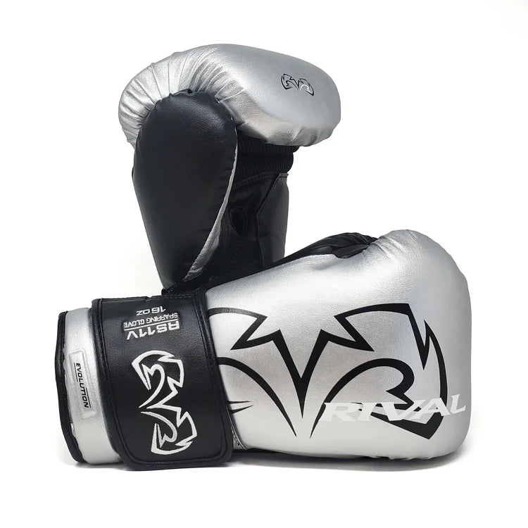 Rival RS11V Evolution Sparring Gloves BK/Silver image 2