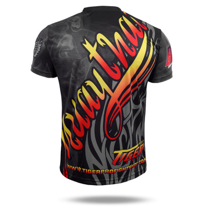 Fighter 3D Graphic Dry Fit T Shirt A image 5