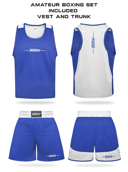 Armature Boxing Set Trunk and Vest Blue Corner image 0