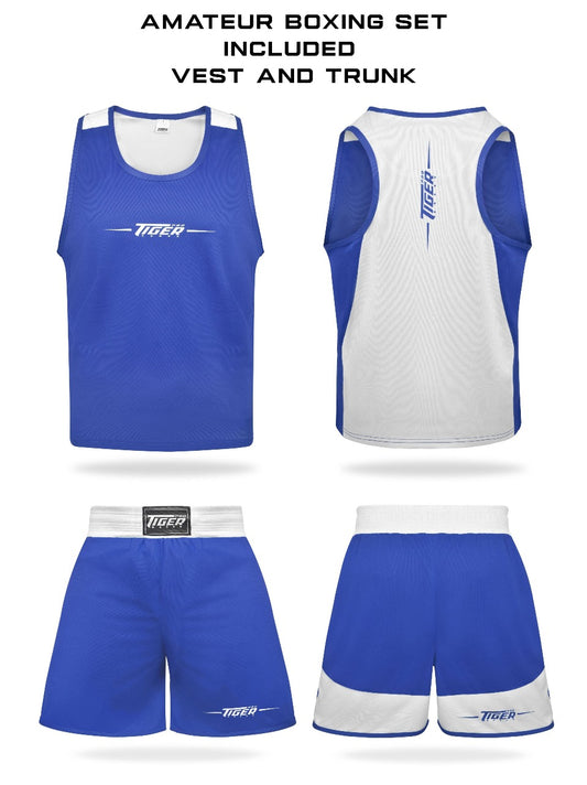 Armature Boxing Set Trunk and Vest Blue Corner image 0