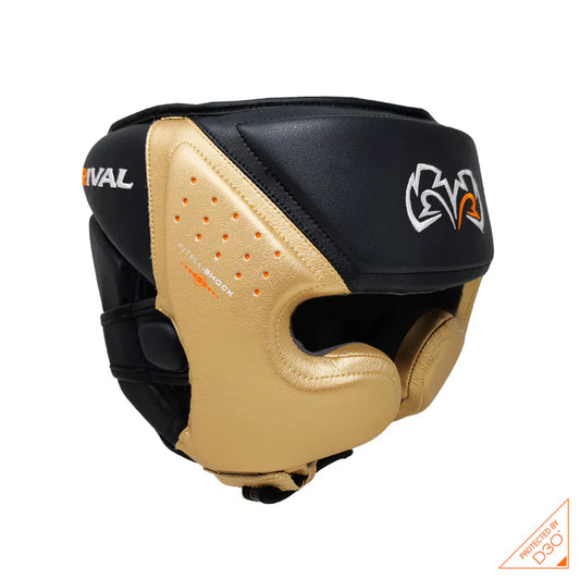 RIVAL RHG10 Intelli-Shock Headgear BK/Gold image 3