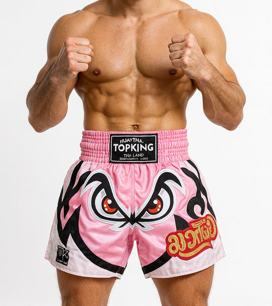 Top King Muay Thai Pink Shorts